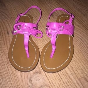 BRAND NEW Kate Spade pink leather sandals